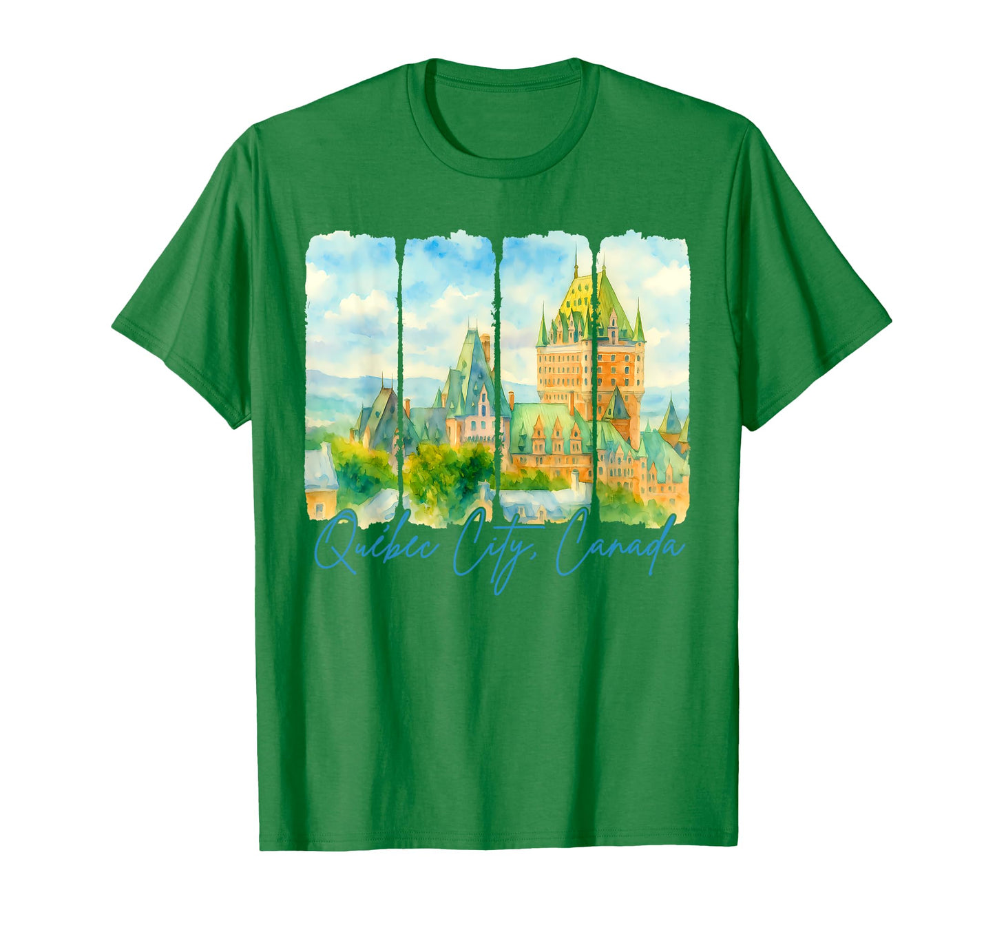 Quebec City Canada Traveling Brushstroke Meet Me In Quebec T-Shirt