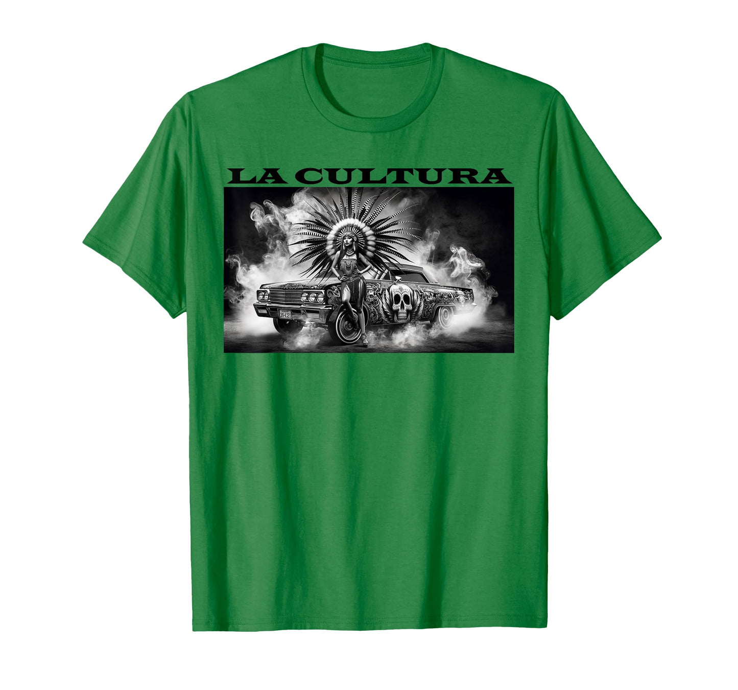 Chicano Mexican Culture Lowriders Aztec Classic La Cultura T-Shirt