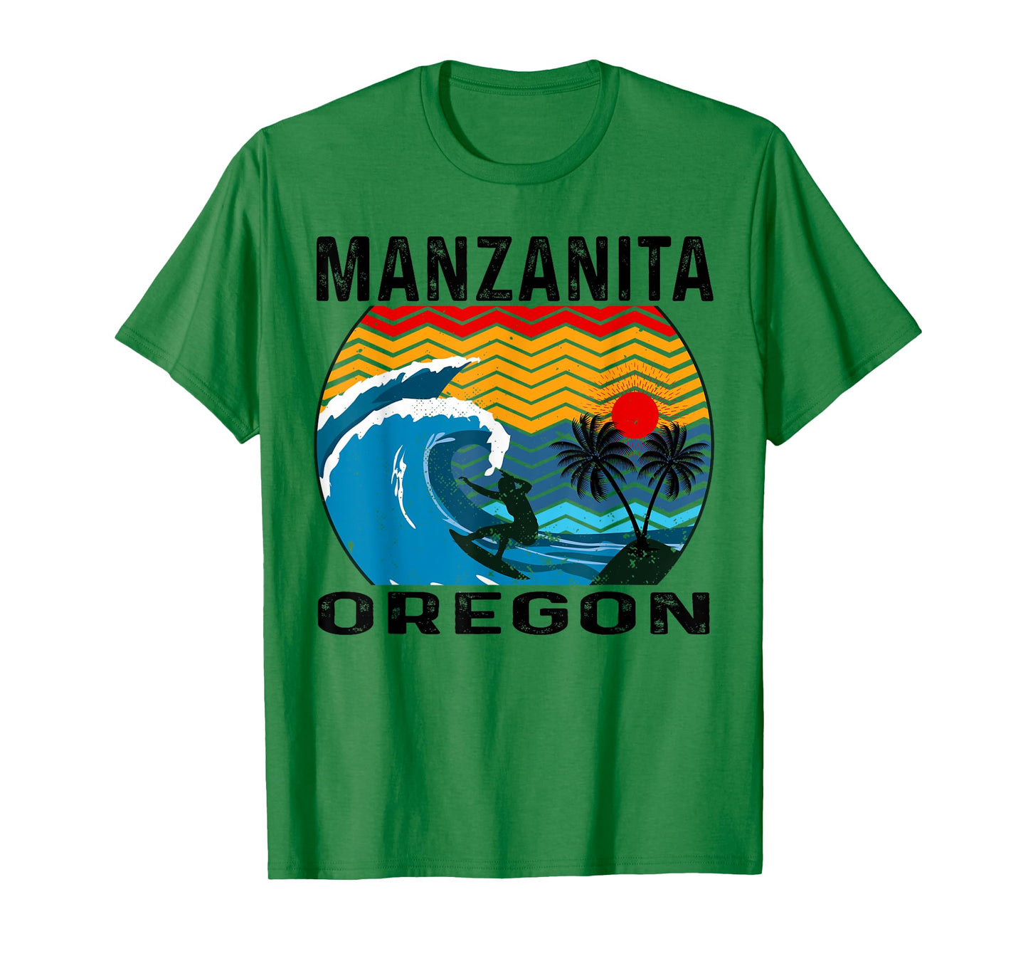Oregon Manzanita Surfing Surfboard T-Shirt