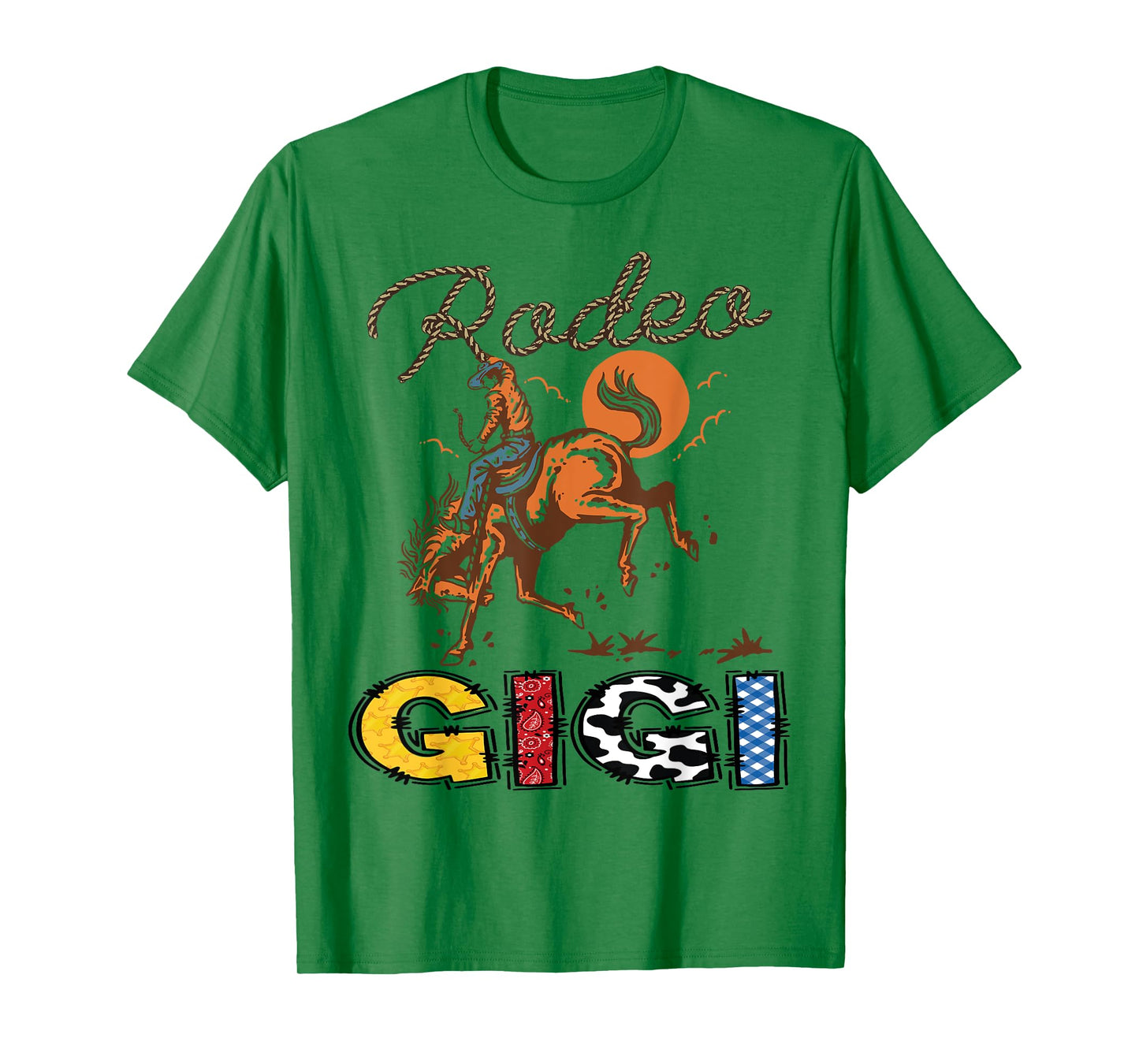 Rodeo Gigi Cowboy Cowgirl Birthday Matching Family T-Shirt