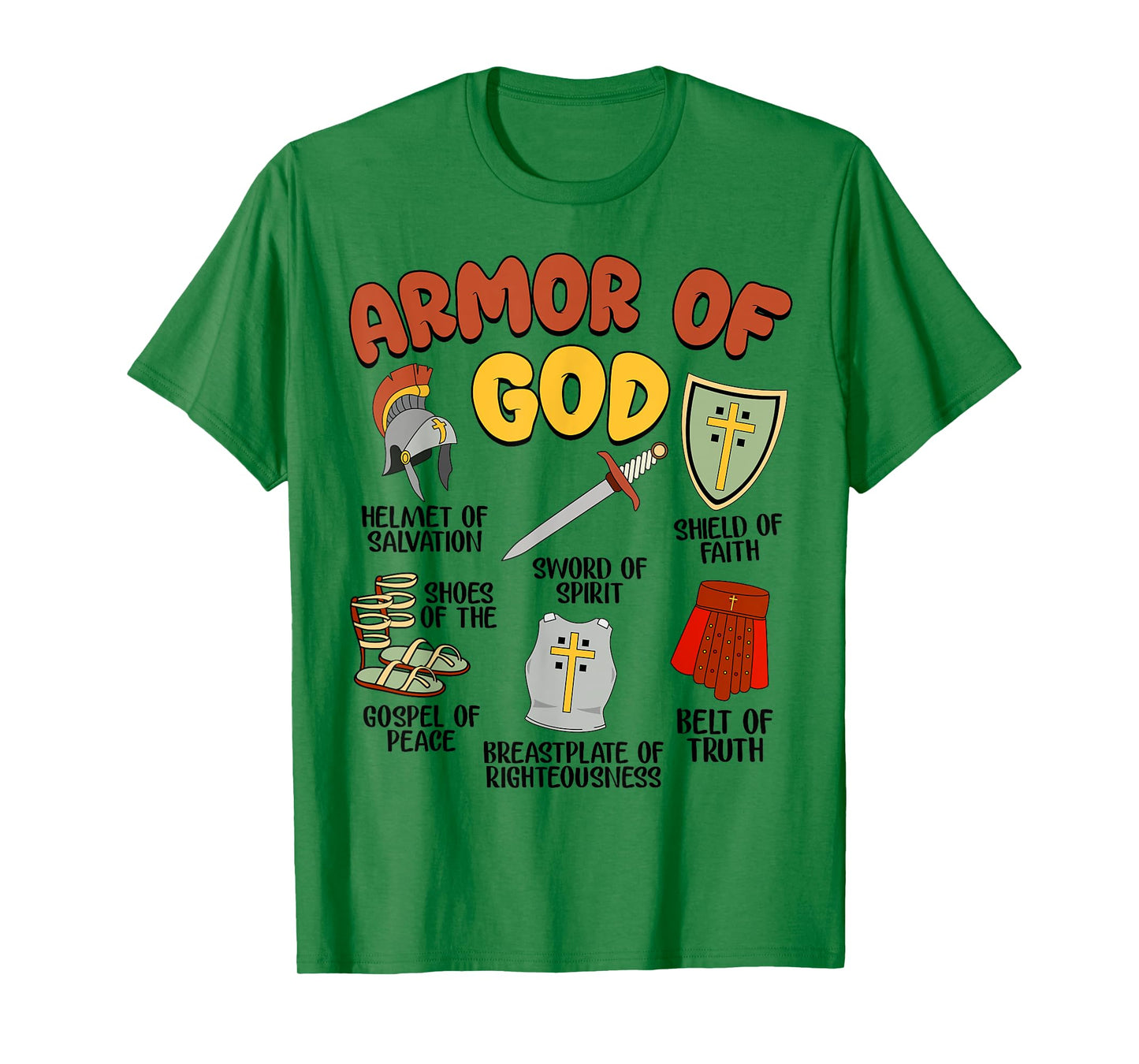 Toddler Armor of God Boy Kids Funny Christian Jesus is King T-Shirt