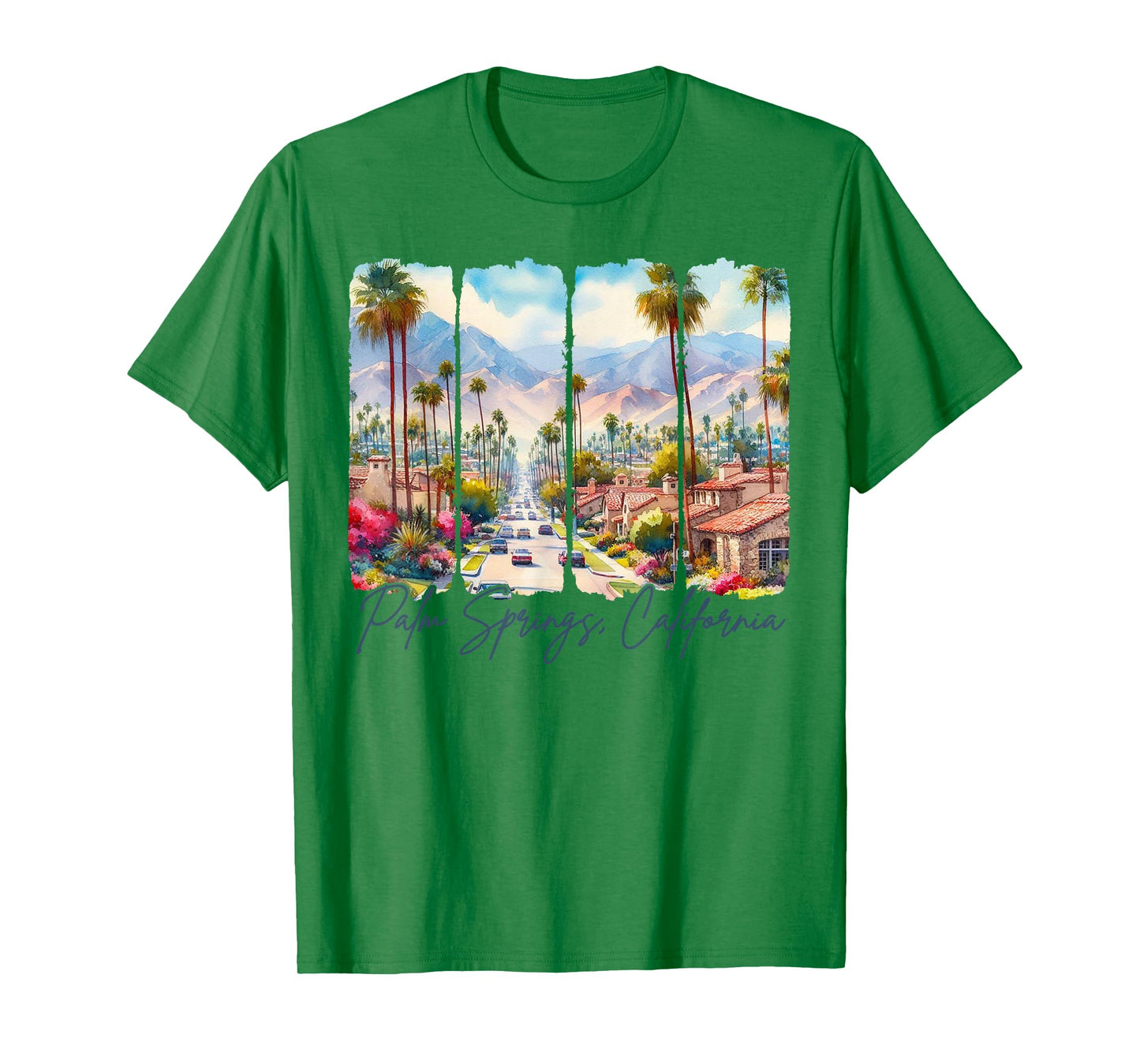 Palm Springs California Travel Brushstroke Palm Springs Trip T-Shirt