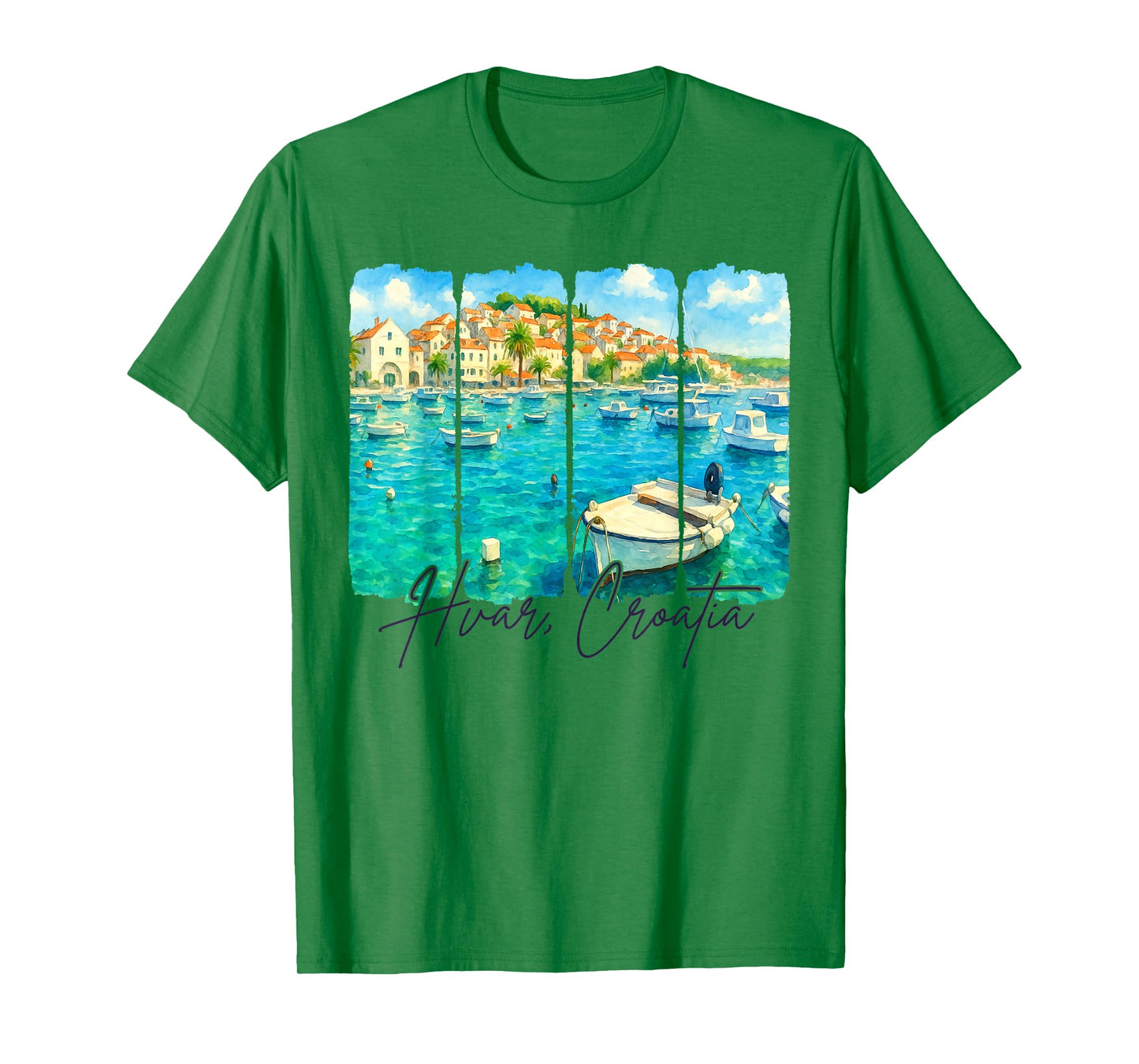 Hvar Croatia Traveling Brushstroke Meet Me In Hvar Souvenir T-Shirt