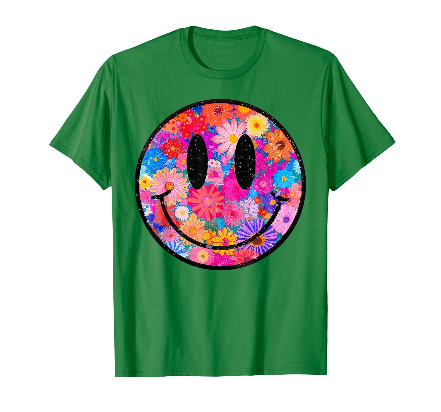 Happy Retro Daisy Smile Face Preppy Aesthetic Men Women Kids T-Shirt