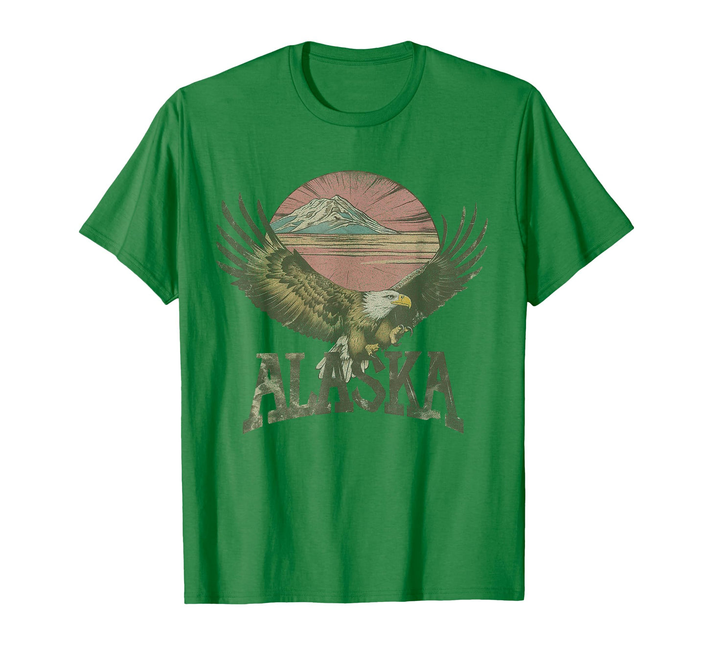 Alaska - Eagle Vintage 60s 70s 80s Men Women Kids Retro T-Shirt