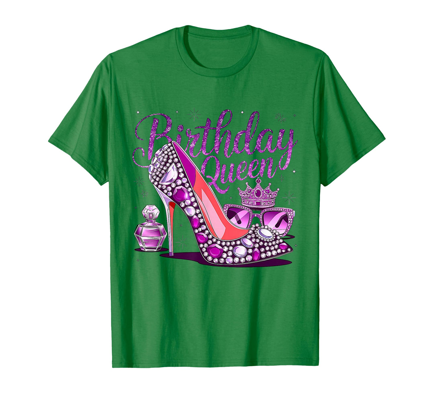 Birthday Queen Happy Birthday Party Girls Women T-Shirt