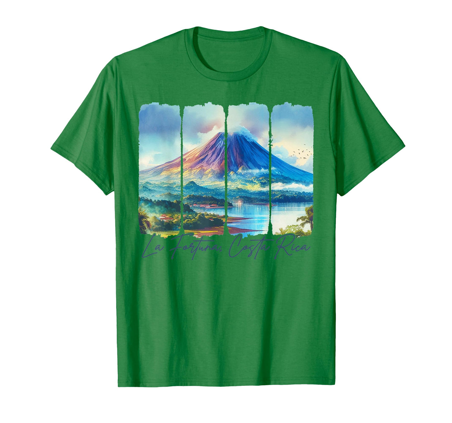 La Fortuna Costa Rica Traveling Brushstroke La Fortuna Trip T-Shirt