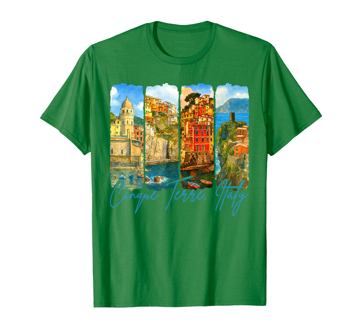 Cinque Terre Traveling Brushstroke Meet Me In Cinque Terre T-Shirt