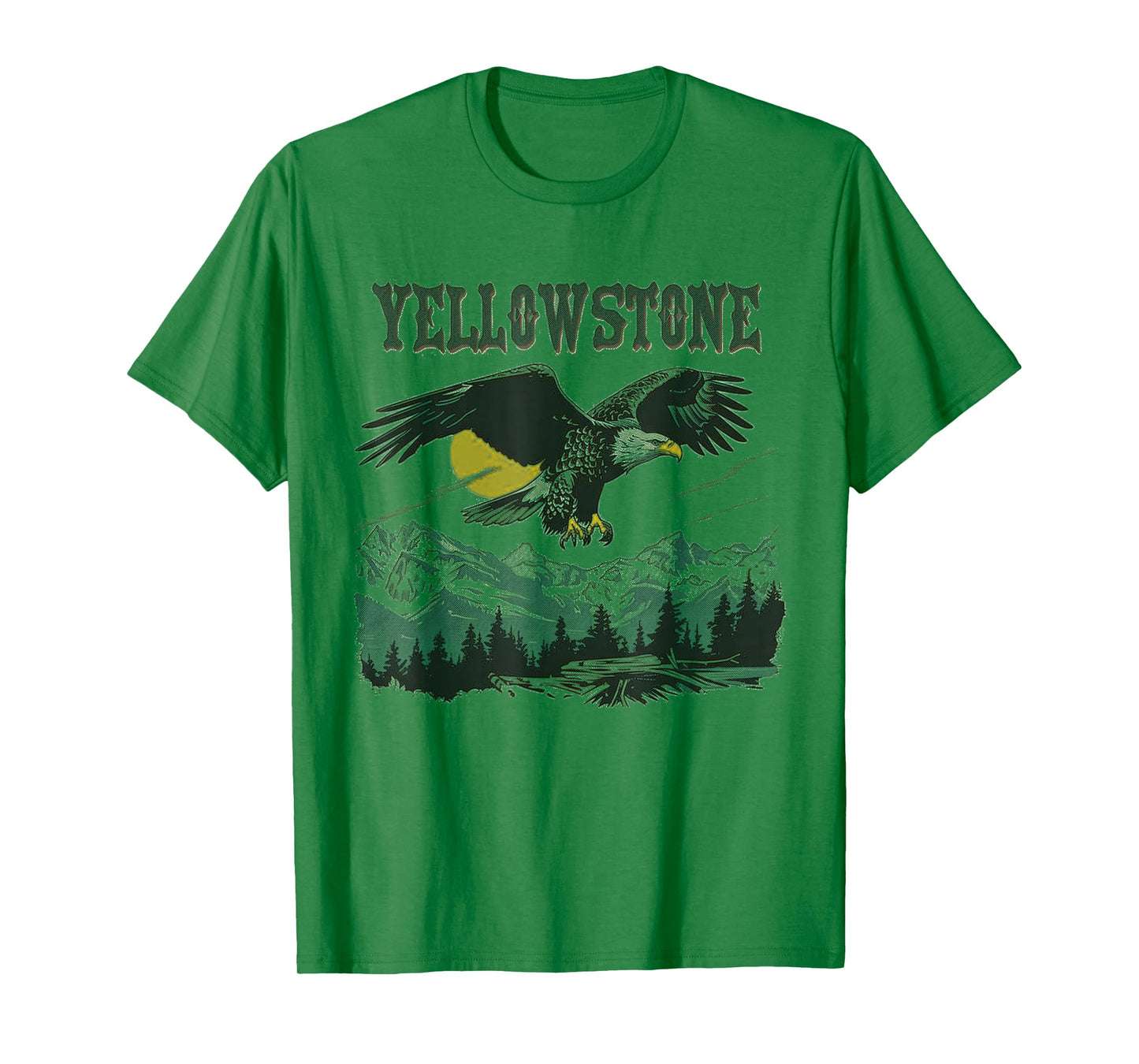 Yellowstone - US National Park Vintage Men Women Kids Retro T-Shirt