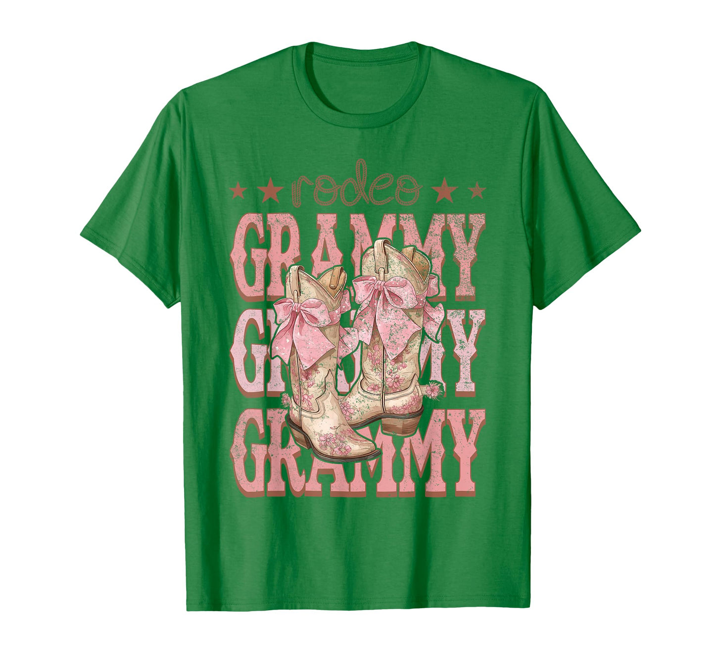 Rodeo Grammy Pink Boots Coquette Cow-Girl Birthday Party T-Shirt