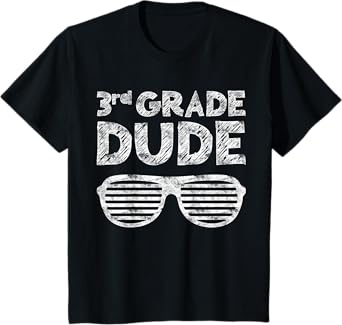 3rd Grade Dude Shirt Third Grade Boy Girl Back To School T-Shirt