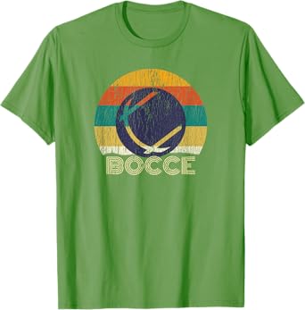 Vintage Bocce Shirt Retro 70's Men Women Gift Bocce Ball T-Shirt