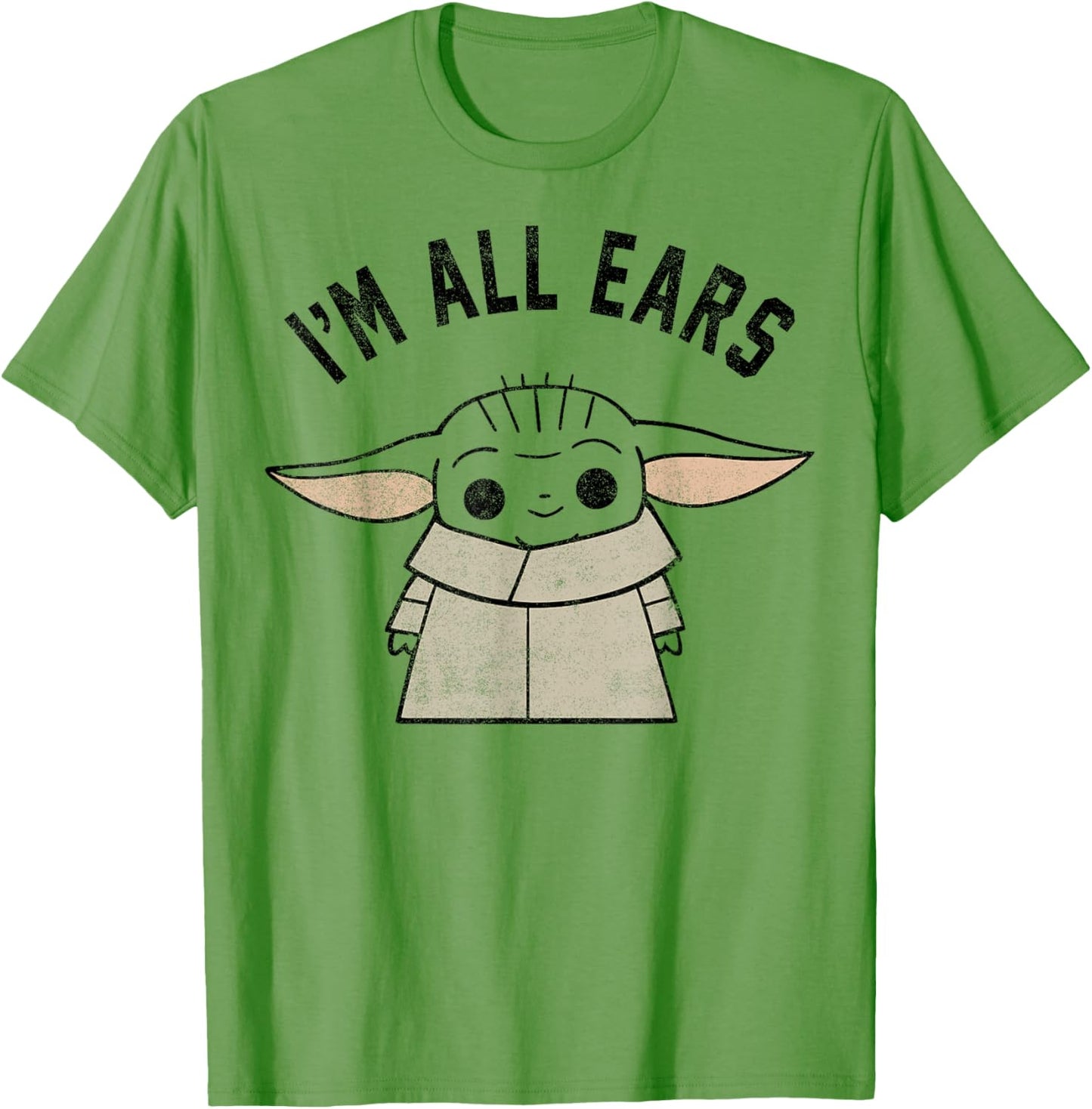 Star Wars The Mandalorian The Child I'm All Ears Outline T-Shirt
