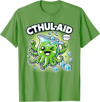 CTHULHU FAN CLUB SHOP Cthulhu-Aid Funny Cthulhu T-Shirt
