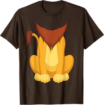 Lion T-Shirt Lion Costume Shirt T-Shirt