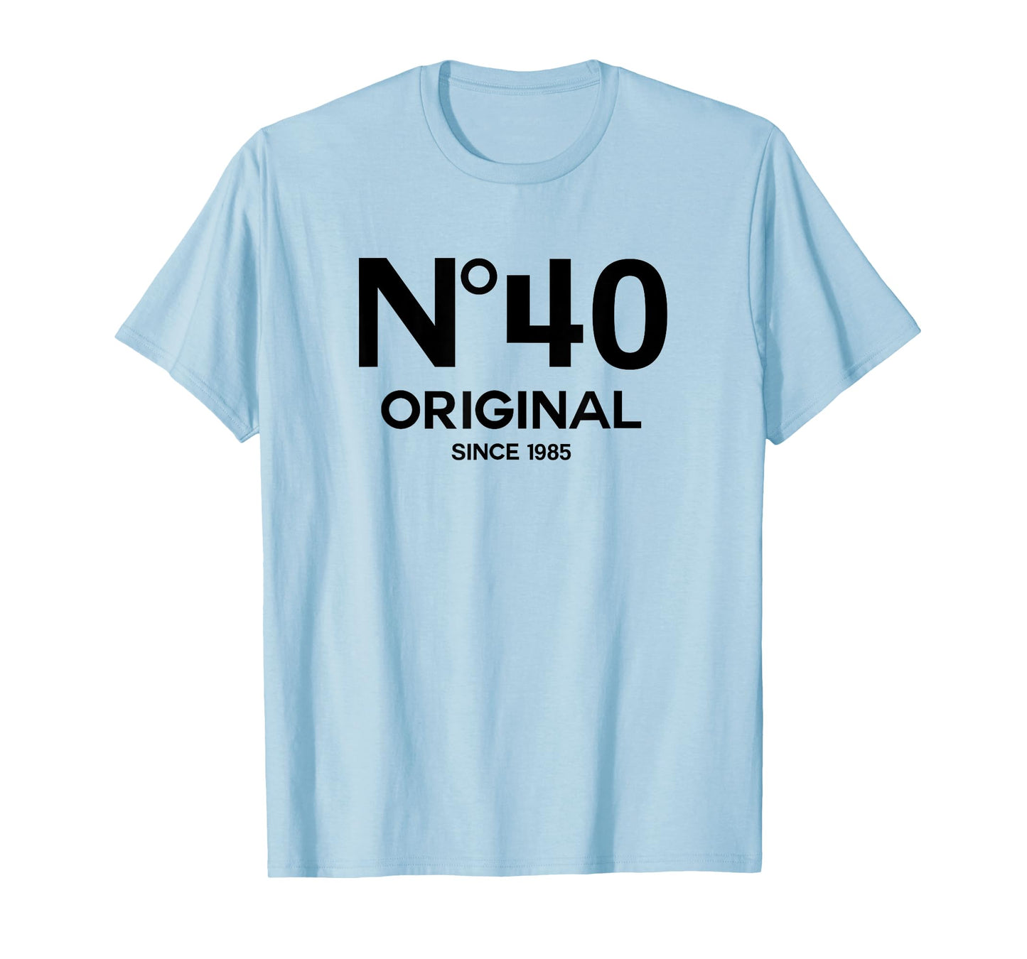 No 40 Original 40th Birthday Born in 1985 Fiftieth Retro T-Shirt