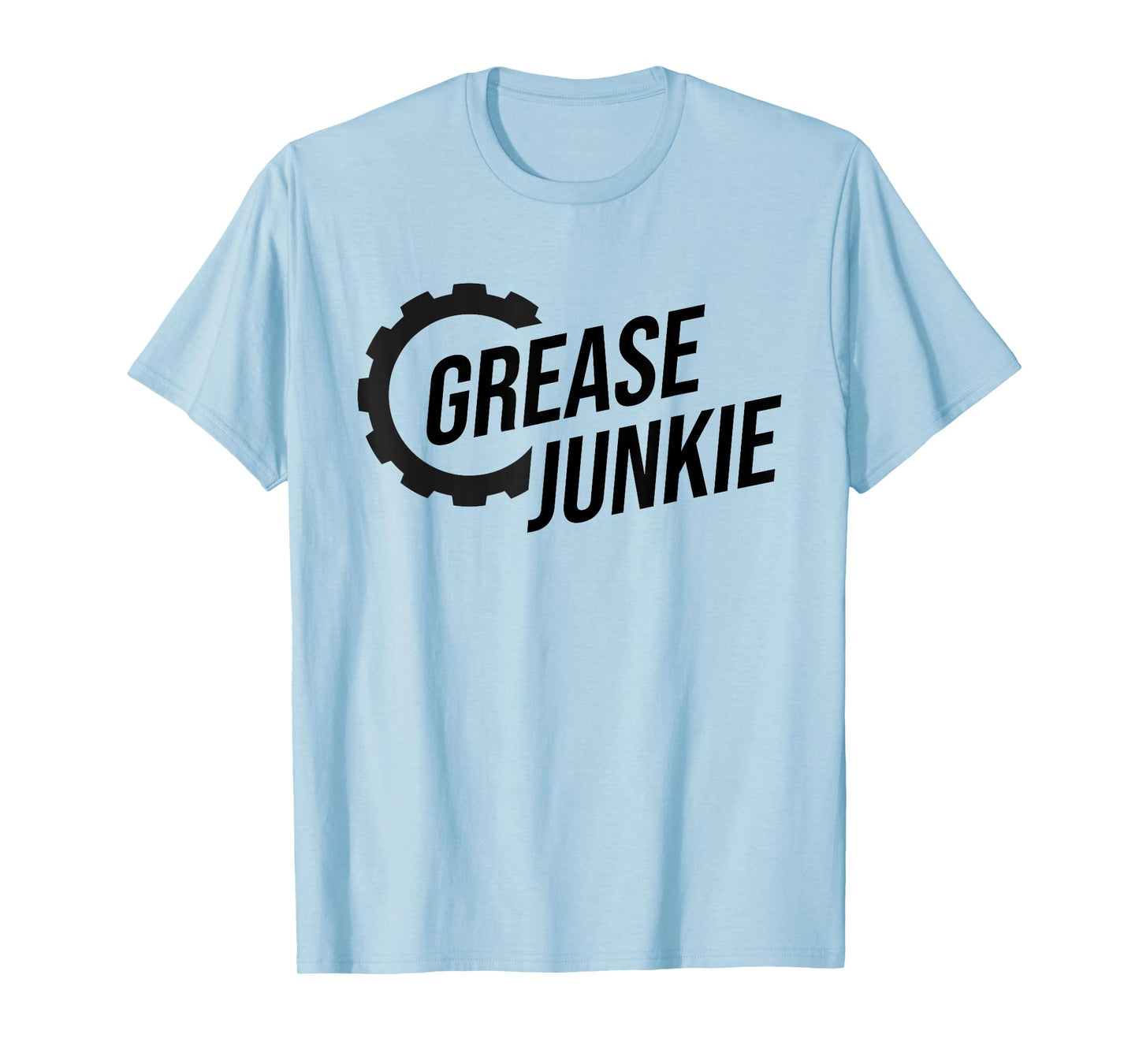 GREASE JUNKIE MONKEY MECHANIC TECH GARAGE REPAIR ENGINES T-Shirt