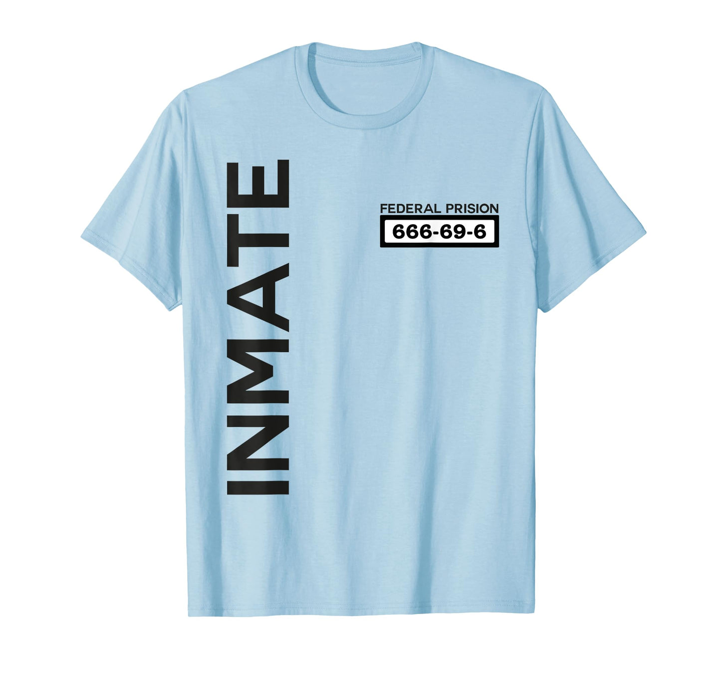 Inmate Halloween Prisoner Jail Costume Adults & Kids T-Shirt