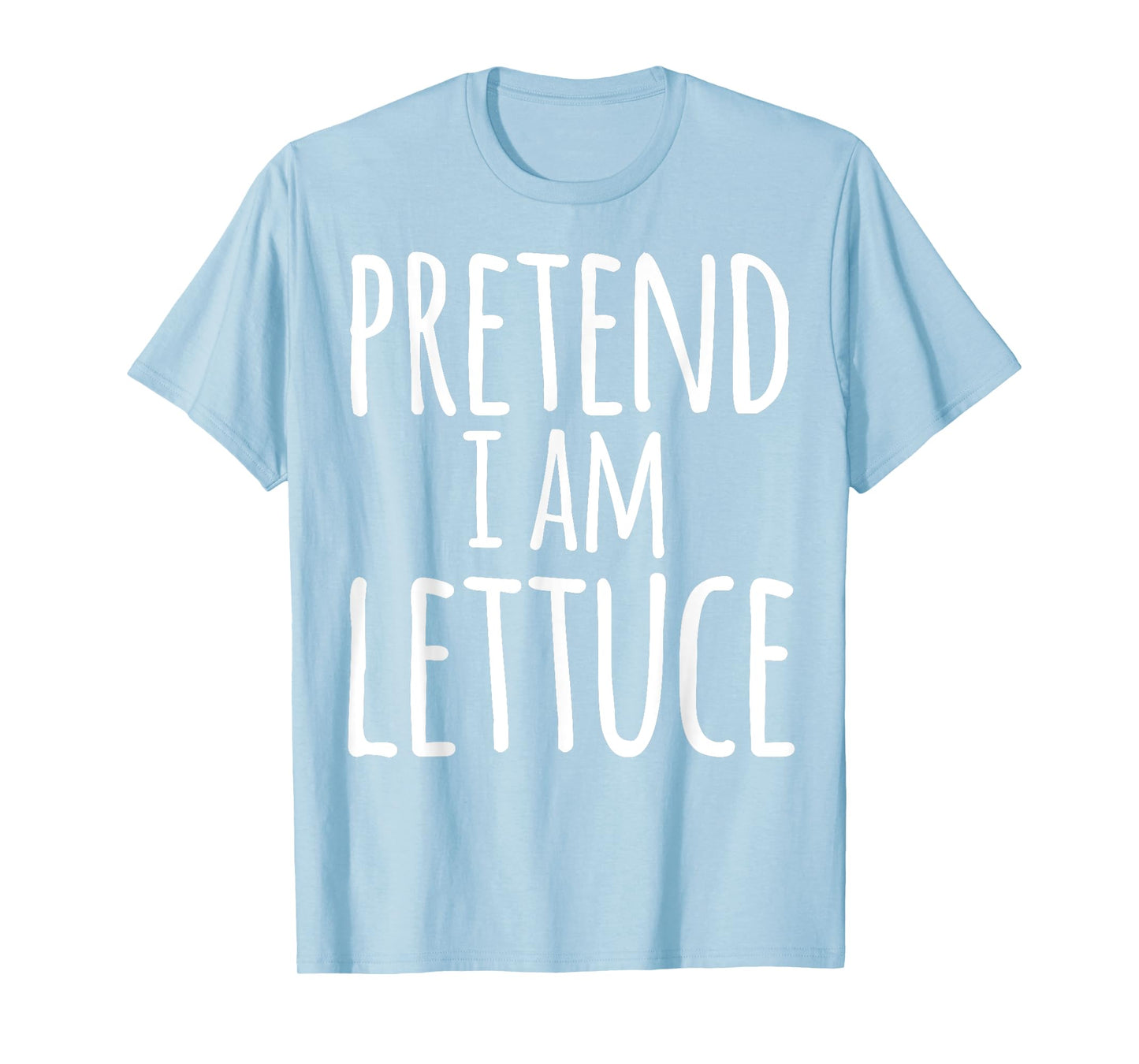 Funny Easy Lazy Halloween PRETEND I AM LETTUCE Costume T-Shirt