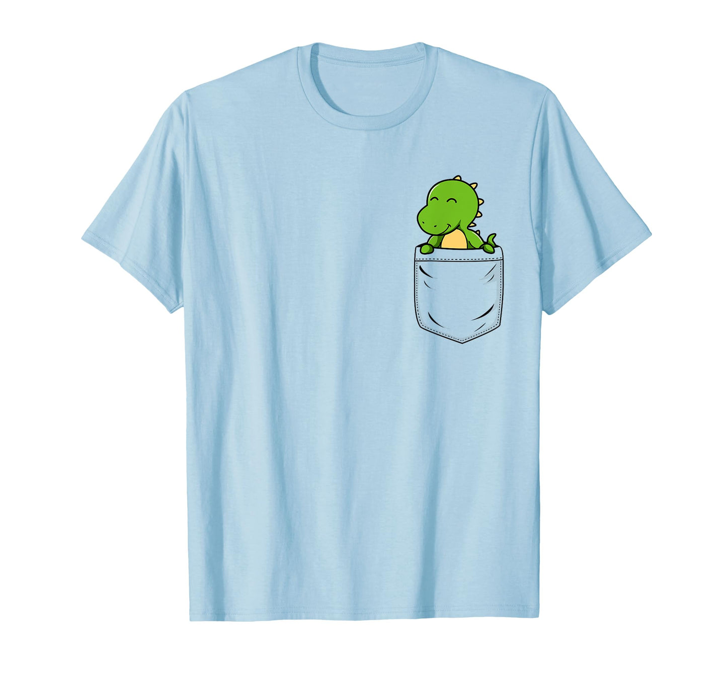 Dinosaur Lovers Cute Funny Dinosaur In Pocket T-Shirt