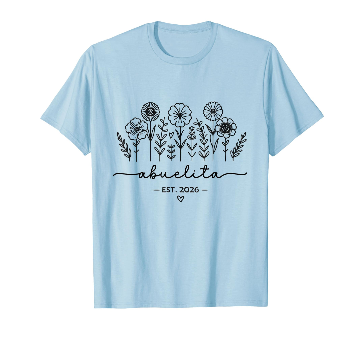 Abuelita 2026 Spanish Pregnancy announcement Abuela 2026 T-Shirt