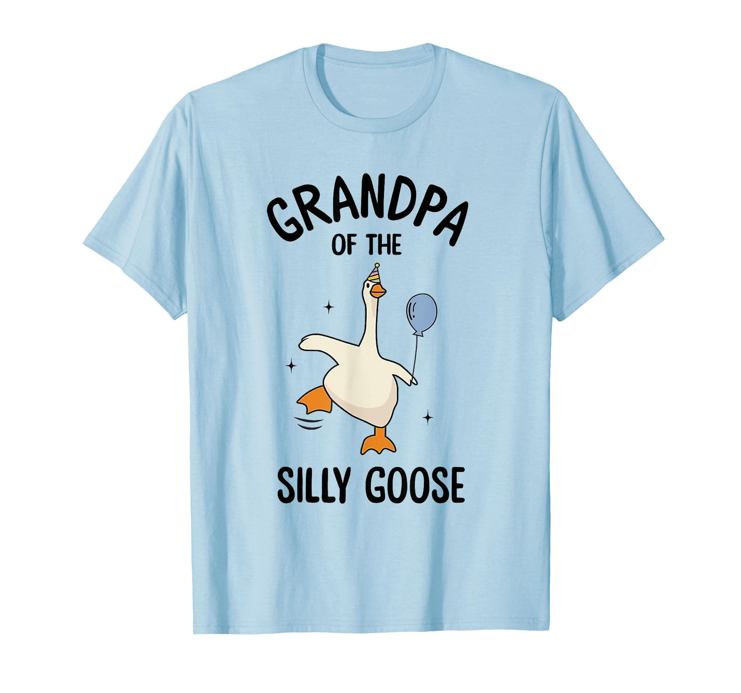Grandpa Of The Silly Goose First Birthday Family Matching T-Shirt