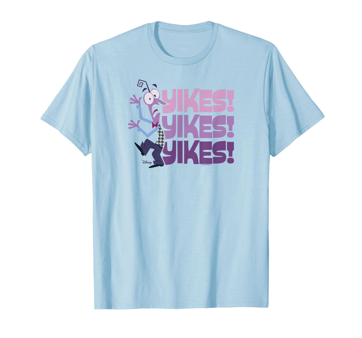 Inside Out 2 - Fear Movie Character Yikes Stacked Repeated T-Shirt