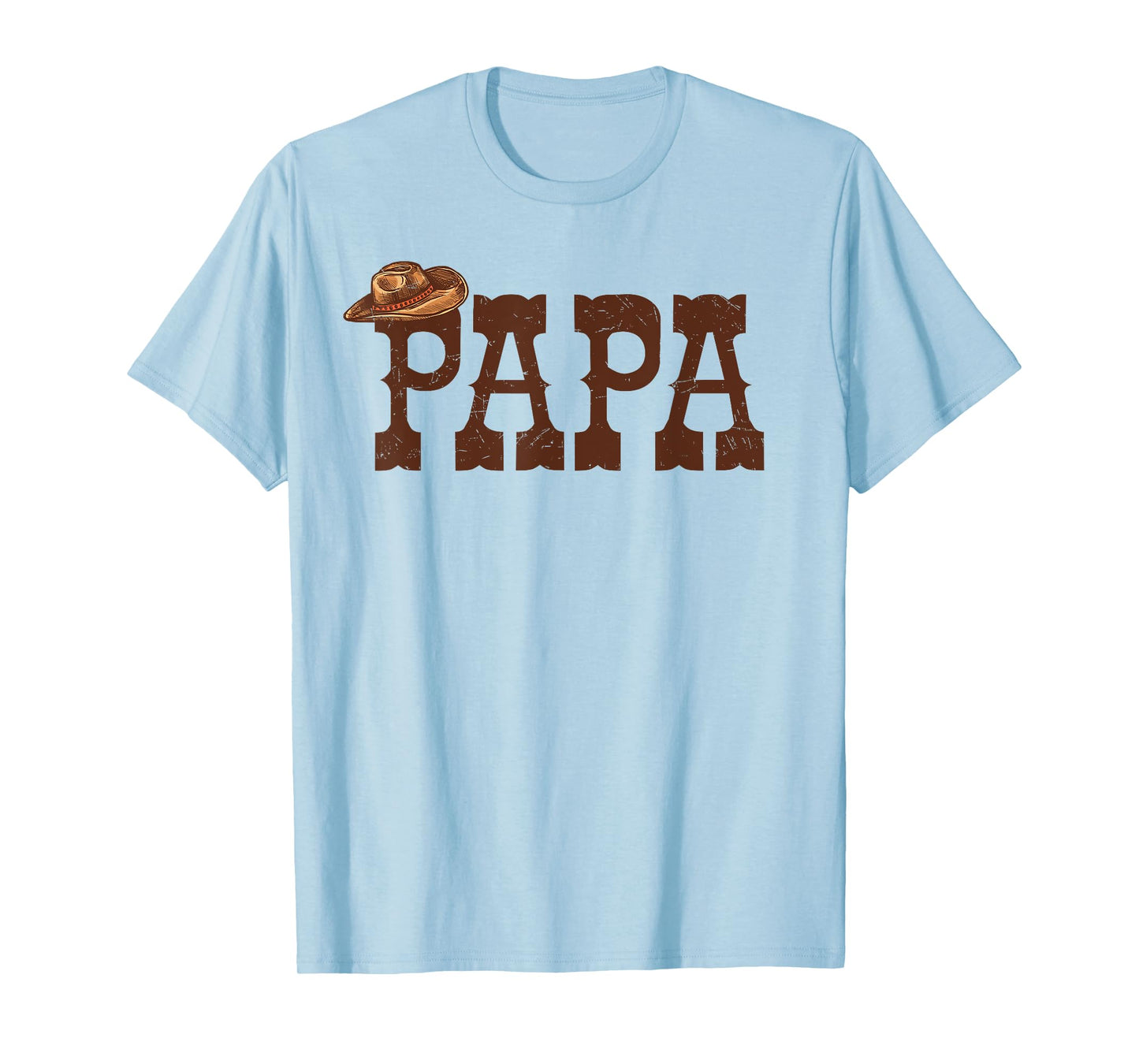 Papa Dad Western Family Matching Birthday Cowboy Cowgirl T-Shirt