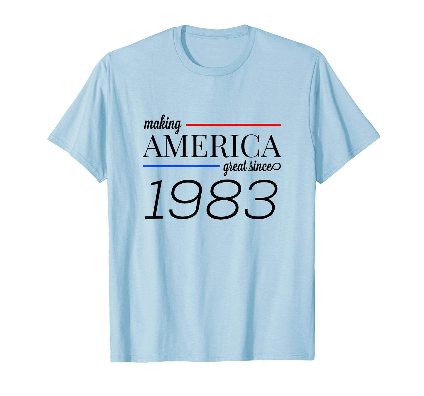 36th Birthday T-Shirt MAKING AMERICA GREAT SINCE 1983 gift T-Shirt