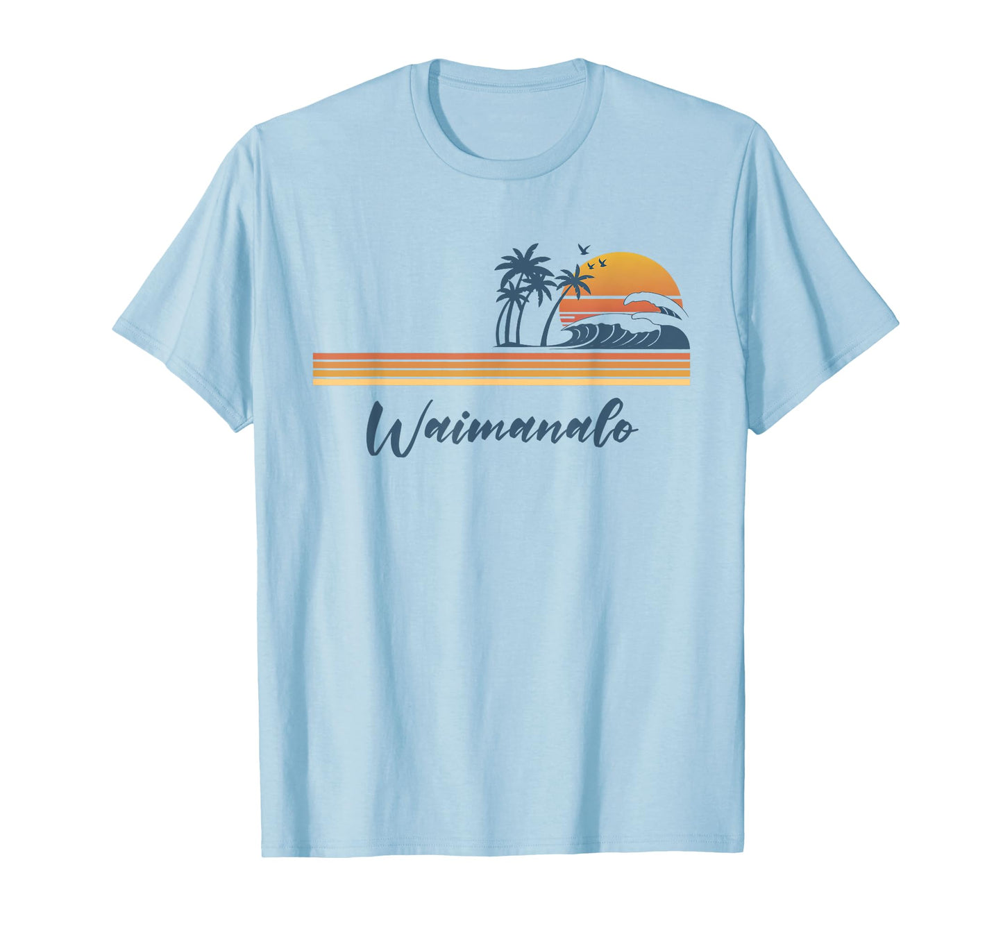 Waimanalo Beach Hawaii Family Matching Vacation Summer T-Shirt