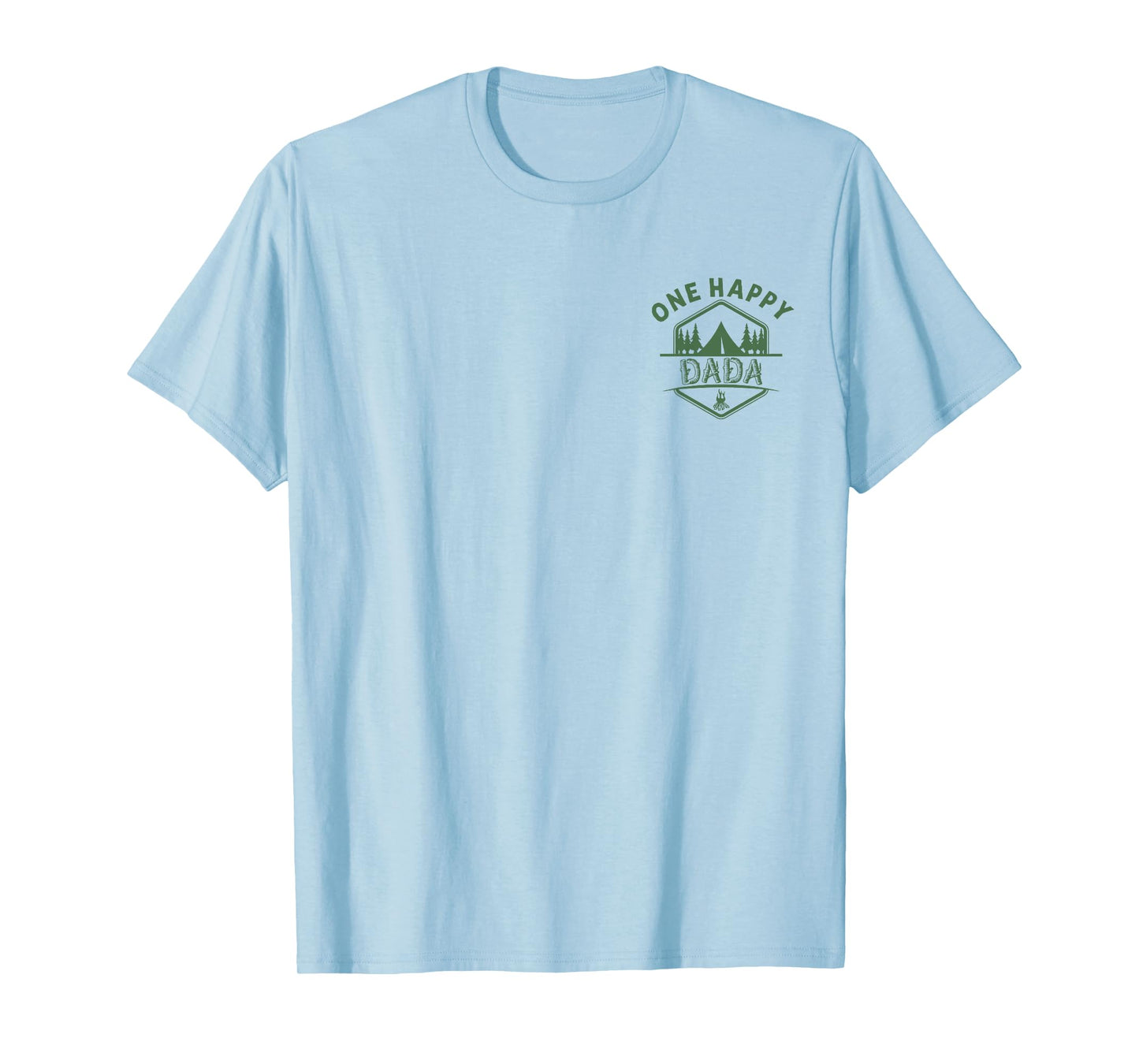 One Happy Dada First Birthday Camping Matching Family Party T-Shirt