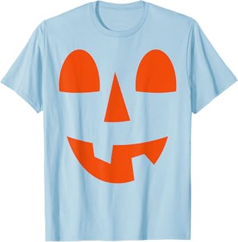 This Is My Human Costume I'm Really A Pumpkin Face T-Shirt