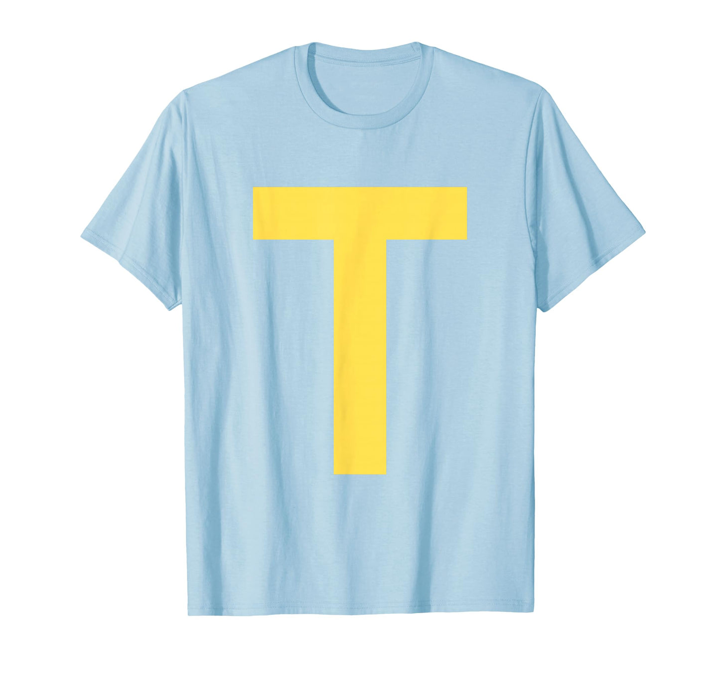 Letter T Funny Group Matching Halloween Costume T-Shirt
