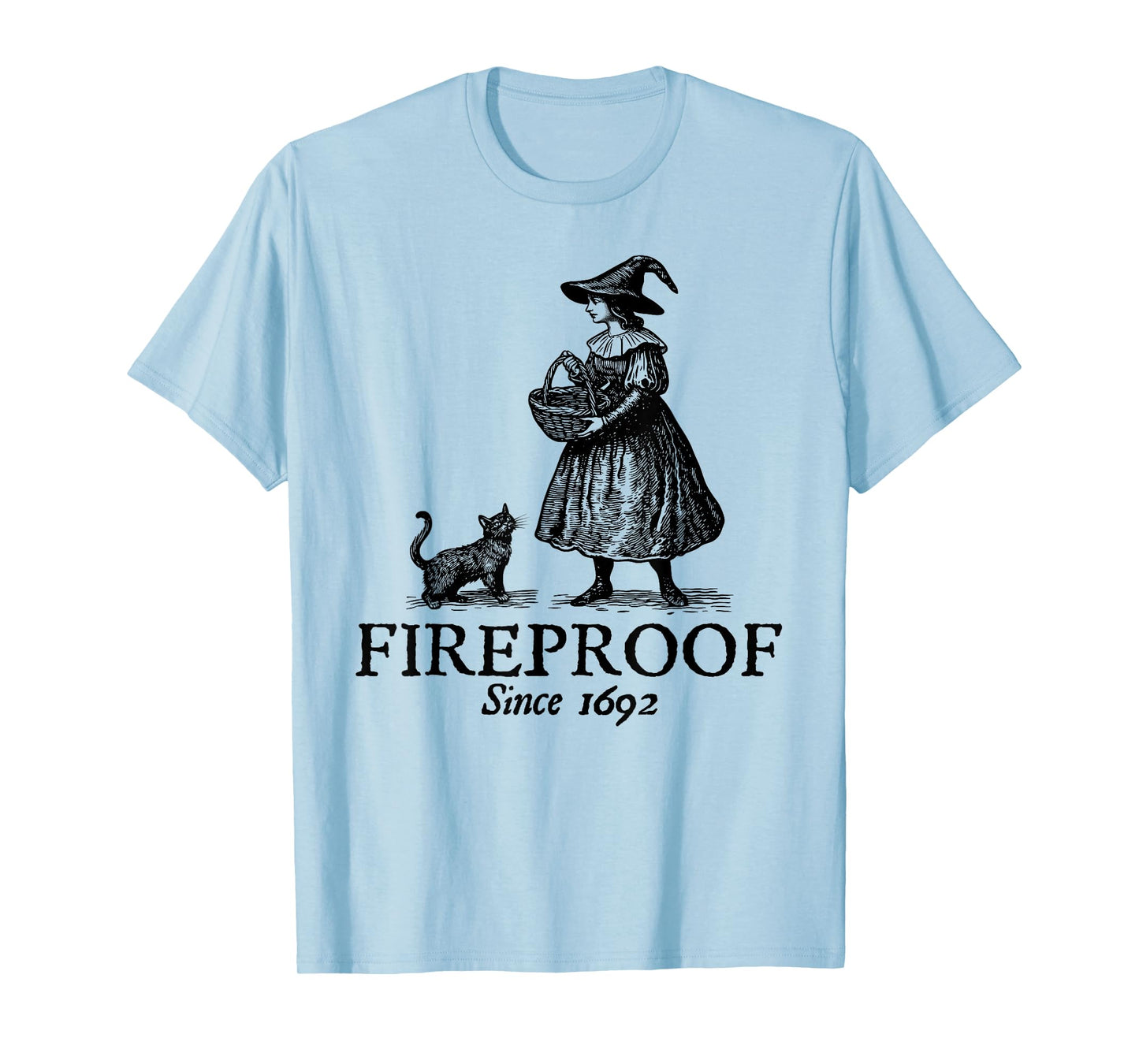 Salem, MA Witch Trials Fireproof Since 1692 Witches Autumn T-Shirt