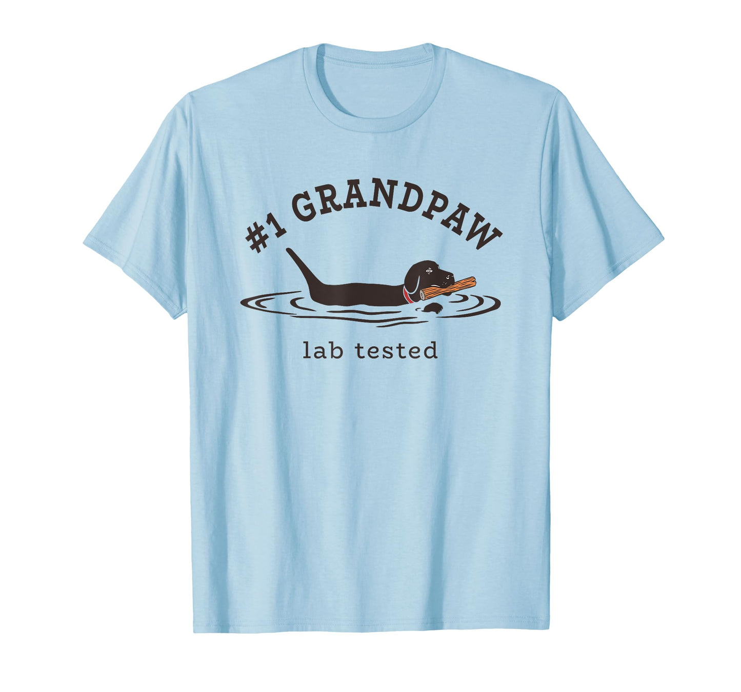#1 Grandpaw Lab Tested Pun - Labrador Retriever Grandpa T-Shirt