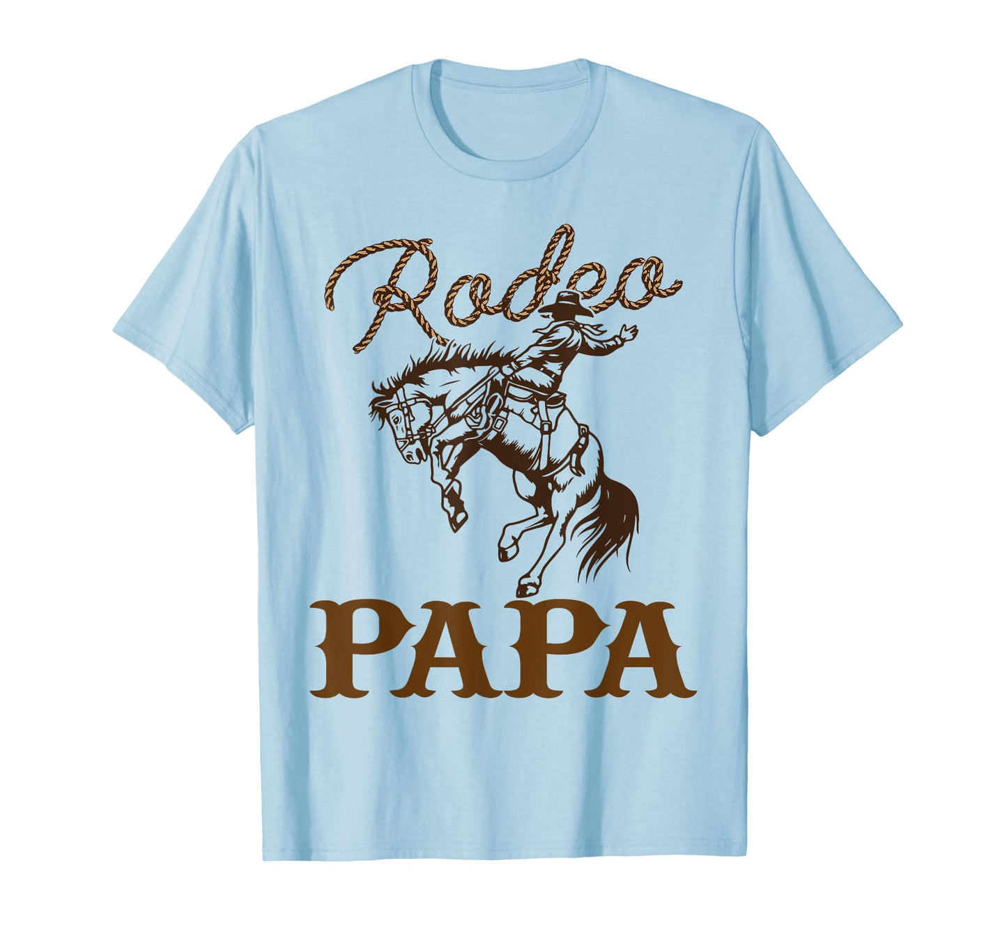 Papa Birthday Cowboy Cowgirl Western Rodeo Dad Bday Party T-Shirt