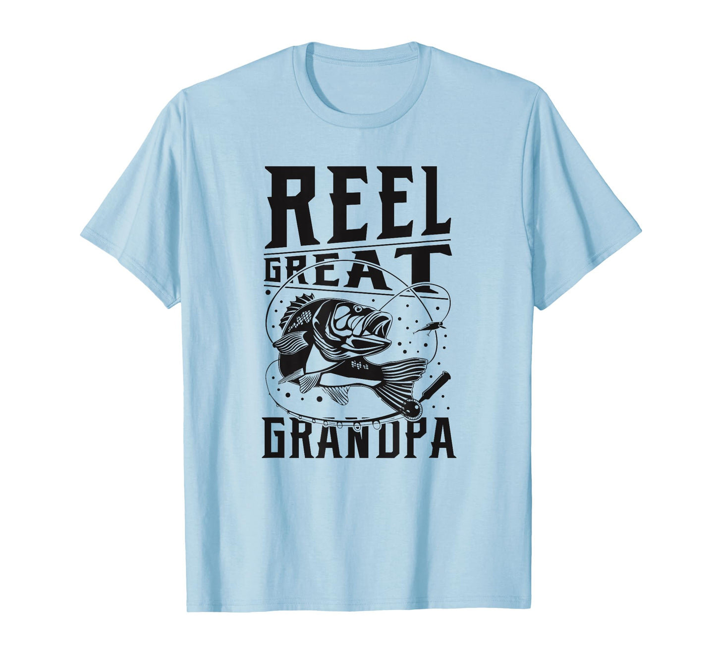 Fishing Grandpa Funny Father's Day Reel Great Grandpa T-Shirt