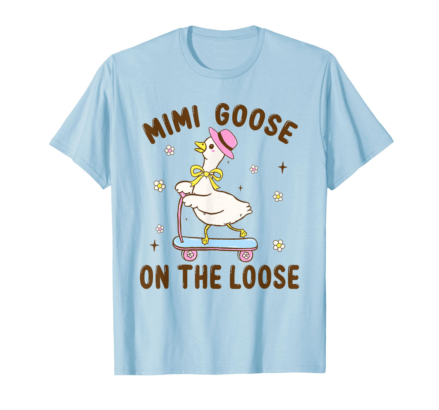 Mimi Goose On The Loose Funny Birthday Matching Family T-Shirt