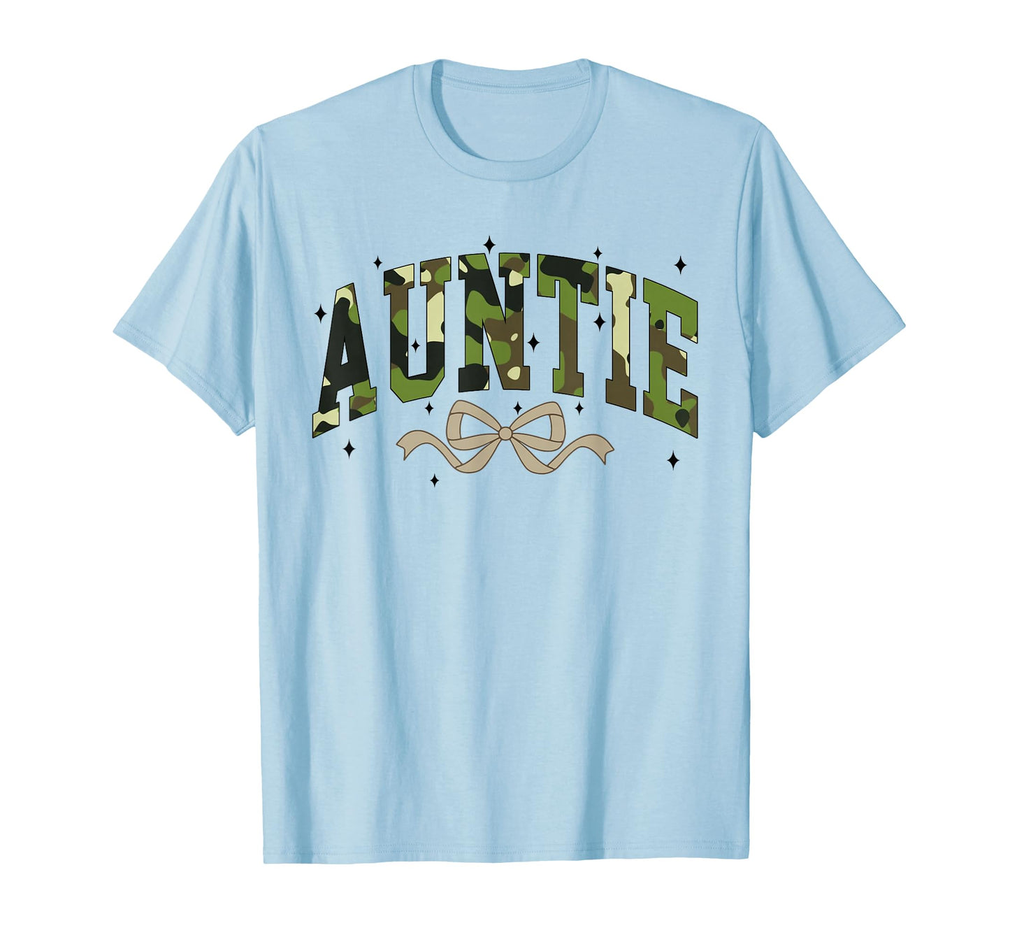 Auntie Camo Camouflage Women Family Matching Mother's Day T-Shirt