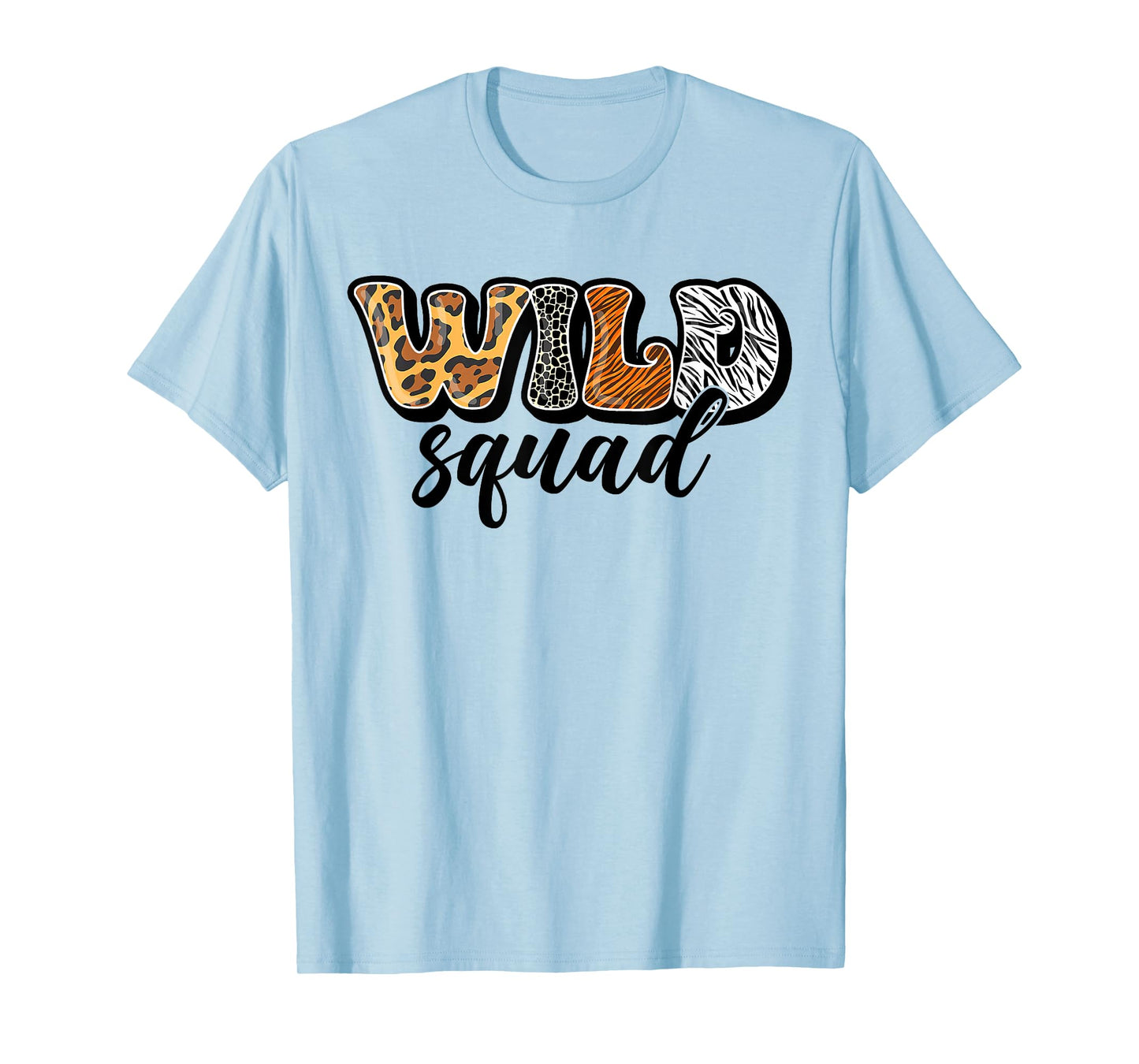 Wild Squad Zoo Theme Birthday Safari Jungle Matching Party T-Shirt