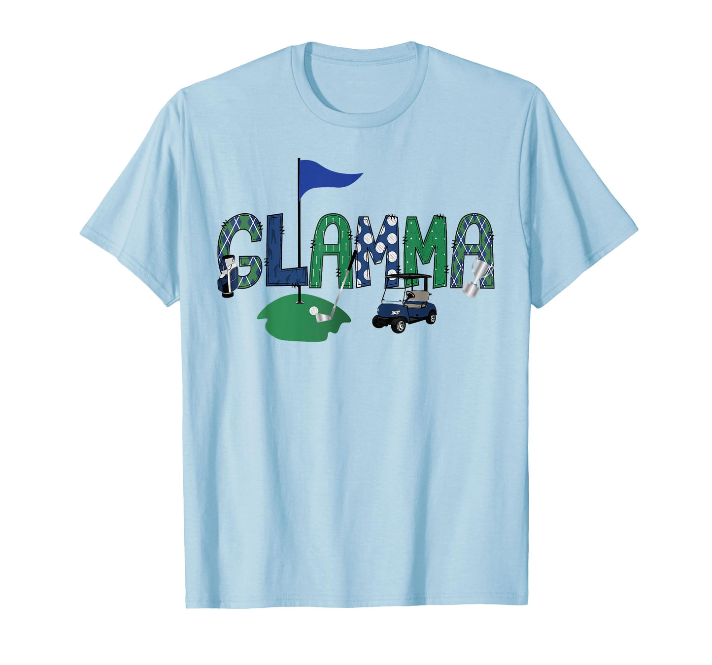 Golf Glamma Hole In One Golf First Birthday Boy Party T-Shirt
