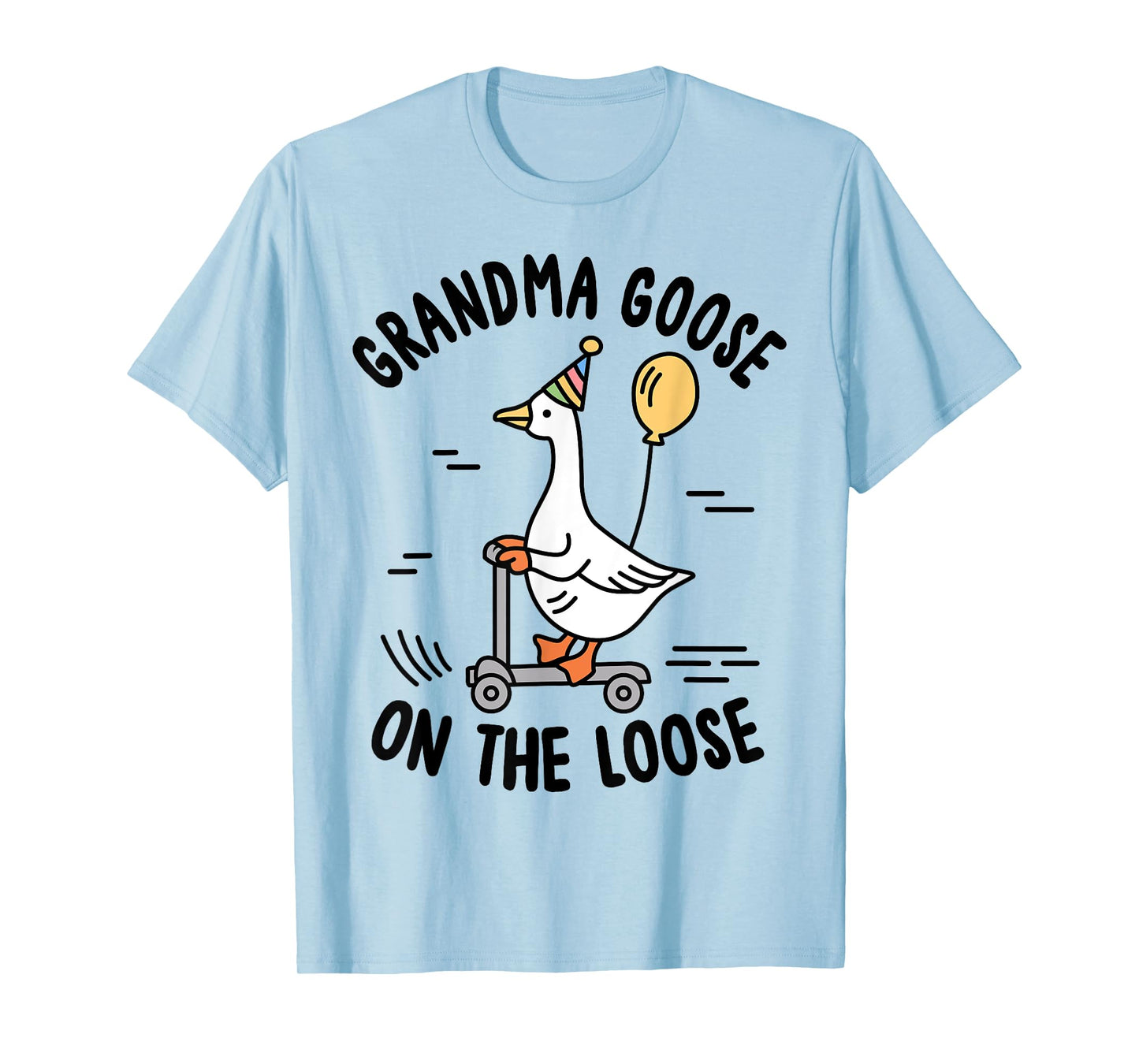 Grandma Goose On The Loose Funny Birthday Matching Family T-Shirt