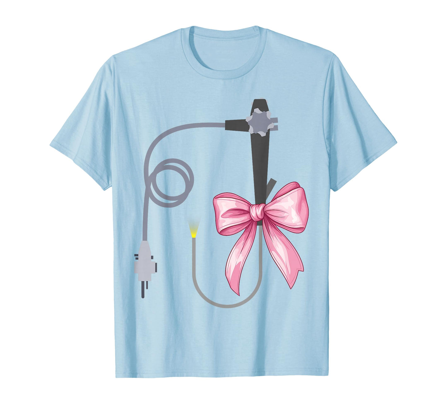 Coquette Bow Endoscopy Nurse Gastroenterology ENDO Tech T-Shirt