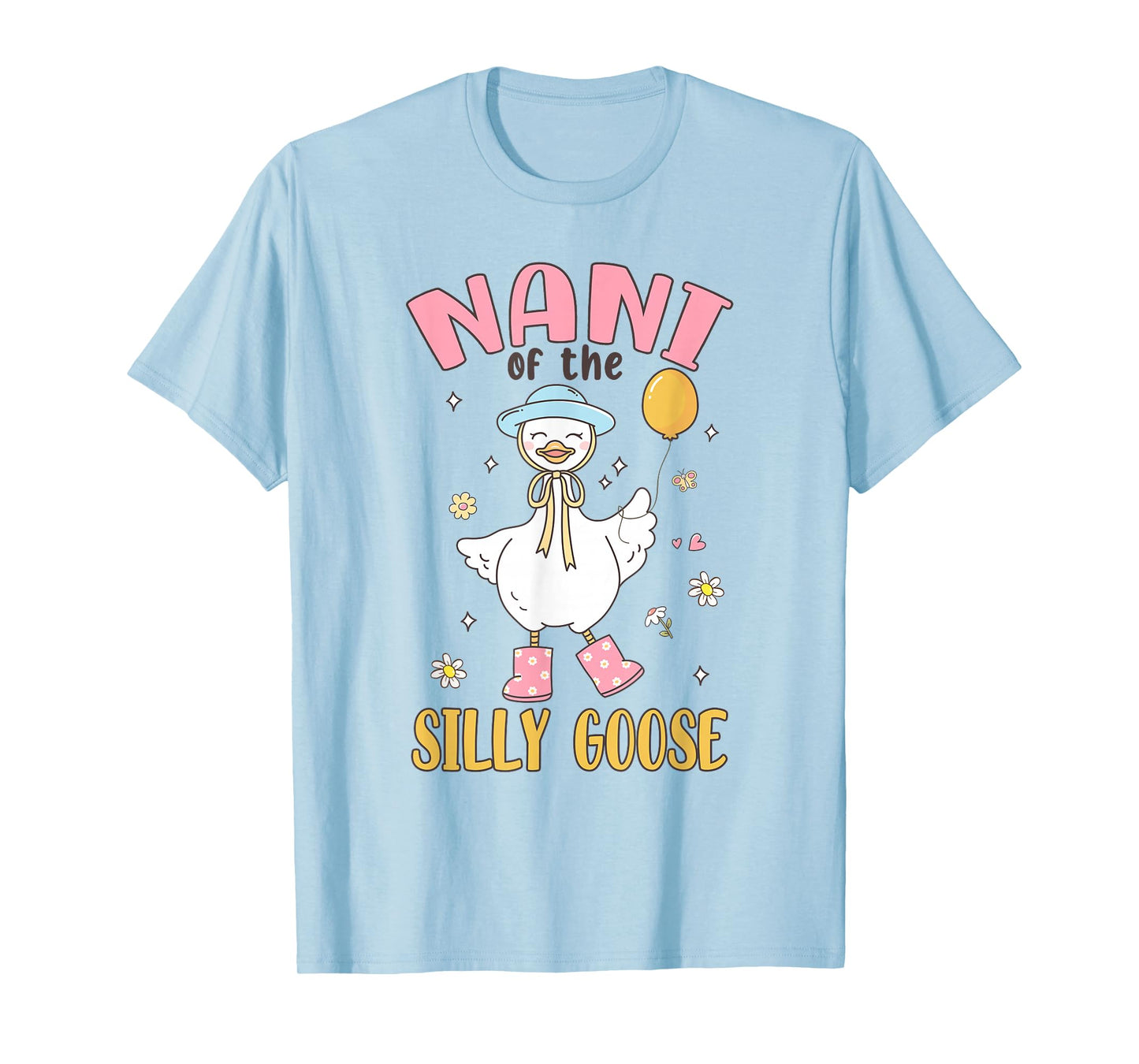 Nani of The Silly Goose First Birthday Family Matching T-Shirt
