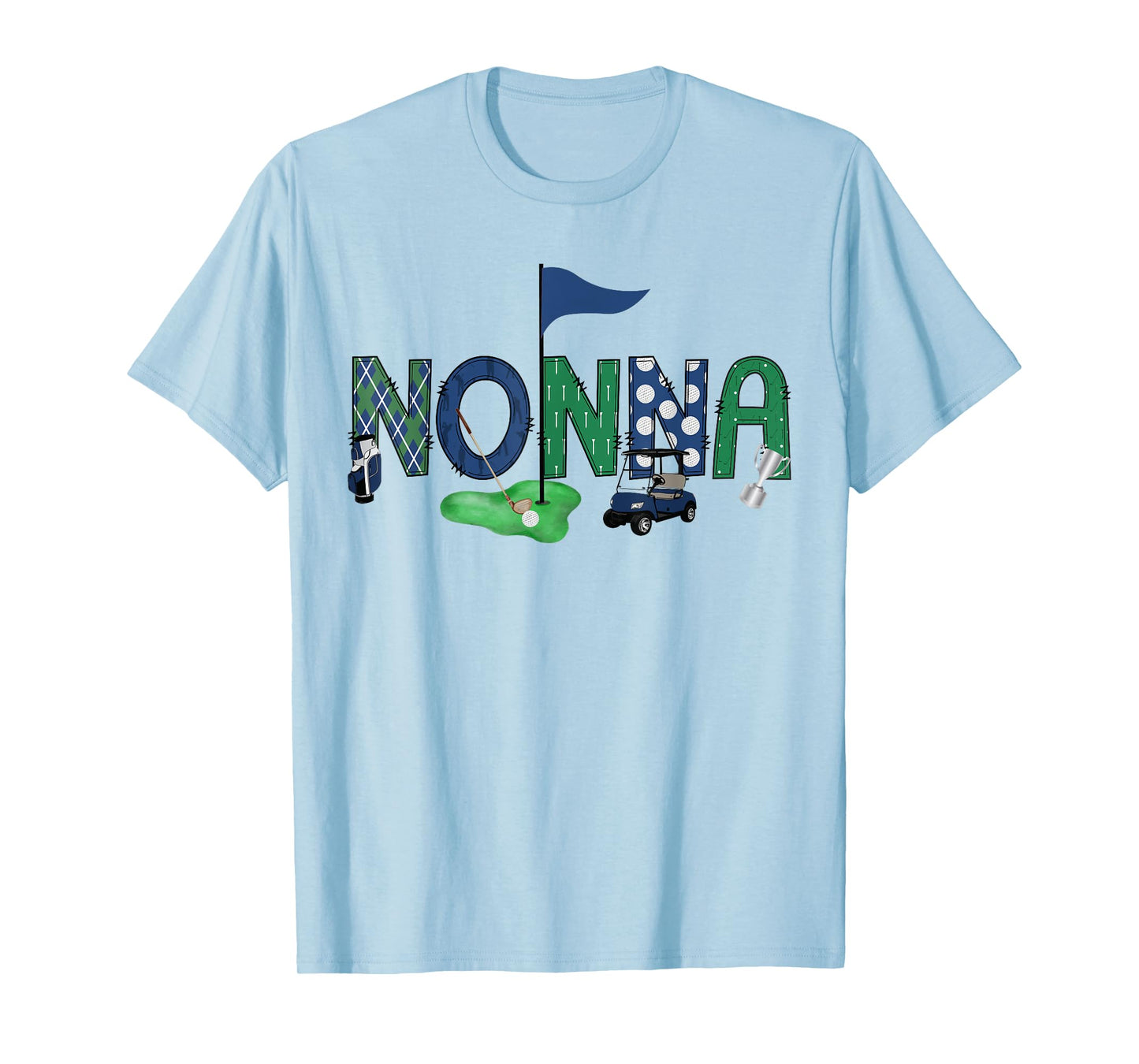 Nonna Of The Birthday Boy Hole in One Golf Sport Matching T-Shirt
