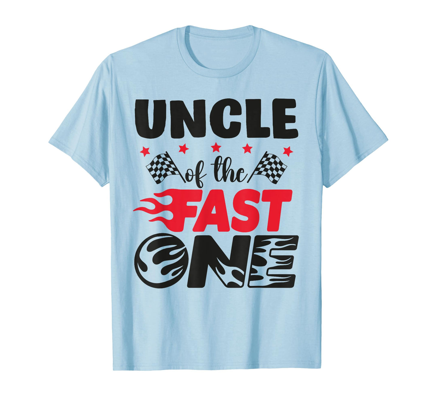 Uncle of The Fast One Car Racing Tio 1st Birthday Boy Party T-Shirt