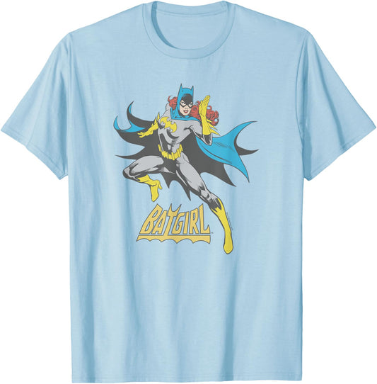 DC Comics Batgirl See Ya T-Shirt - Women's, Unisex, Blue, Small, Short Sleeve, Classic Fit, Cotton 100%