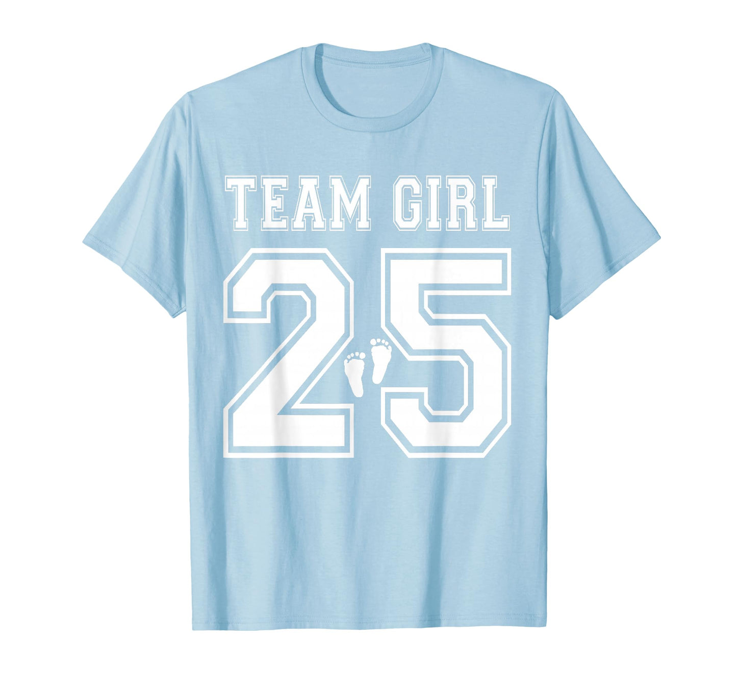 Team Girl 2025 Gender Reveal Girl Baby Shower Adoption T-Shirt