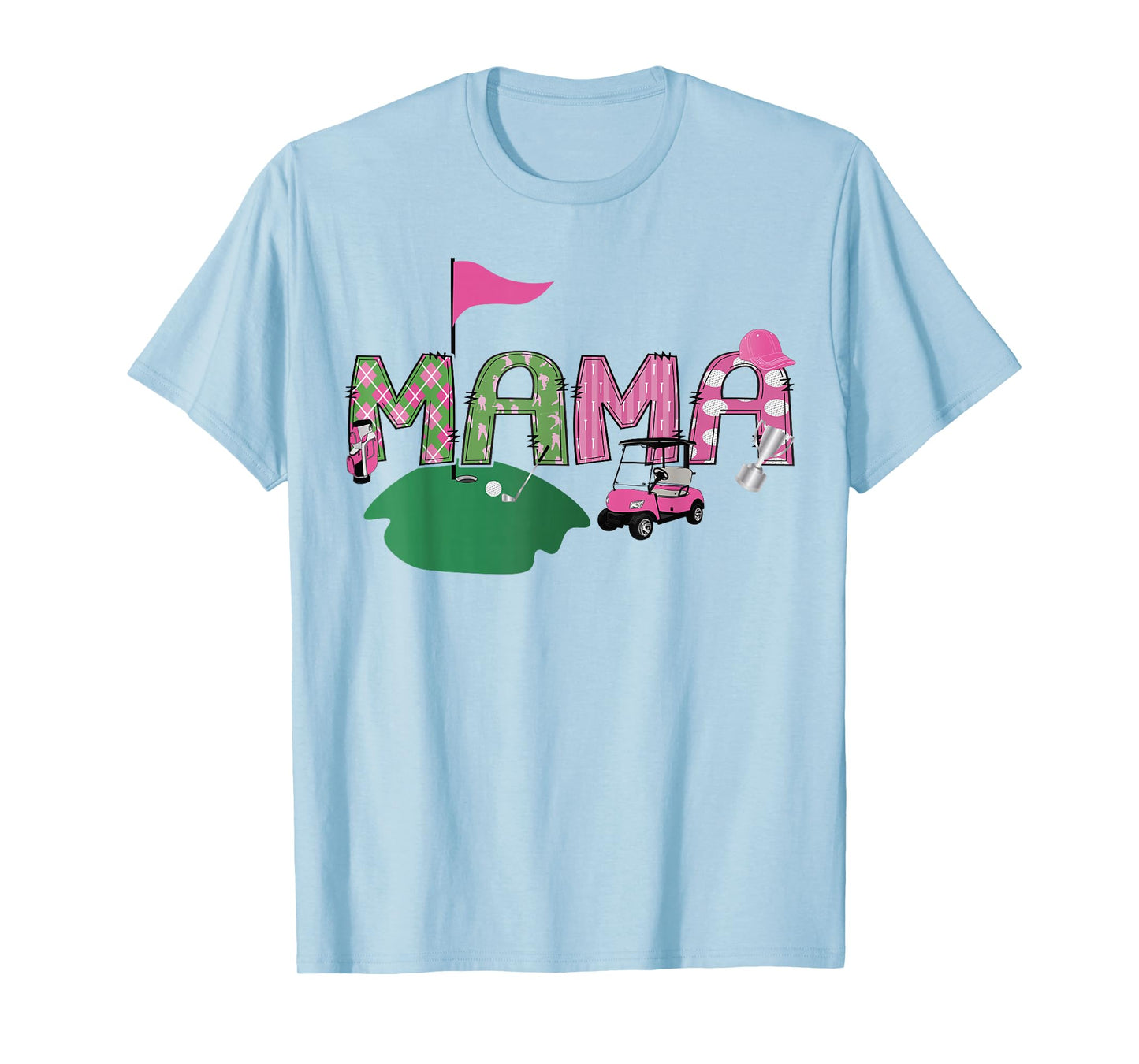 Golf Mama Hole In One Golf 1St Birthday Party T-Shirt