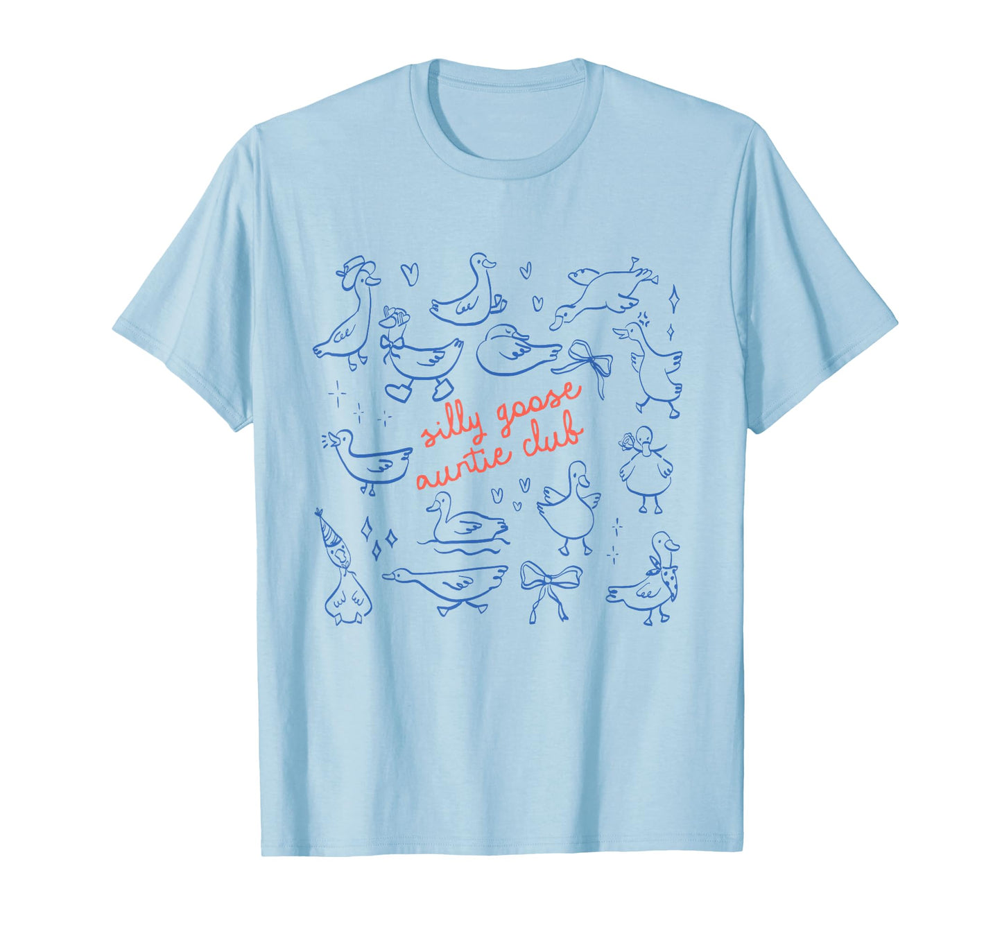 Auntie Aunt Silly Goose Mother’s Day Silly Goose Auntie Club T-Shirt